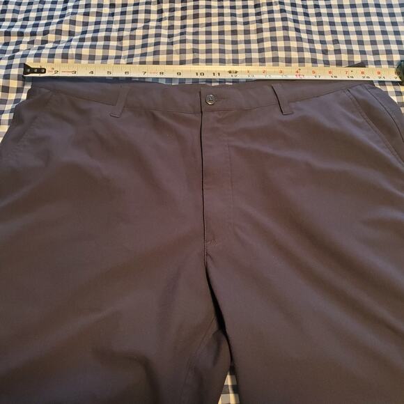 Footjoy FJ Shorts Men's Size 40 Navy Blue Pace 9" Inseam Shorts Chino TINY FLAW - Picture 8 of 11